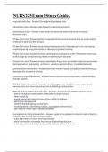 NURS 225 Exam 1 Study Guide&period;