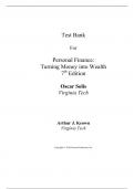 Test Bank For Personal Finance&colon; Turning Money into Wealth 7th Edition &lbrack;Chapter 1-14&rsqb;