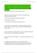 CRIME SCENE INVESTIGATOR IAI CERTIFICATION NEWEST EXAM WITH ACTUAL QUESTIONS AND CORRECT VERIFIED ANSWERS&vert;ALREADY GRADED A&plus;&sol;100&percnt;