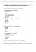 Nursing 225 Final Exam - Clicker Questions & Correct Answers&period;