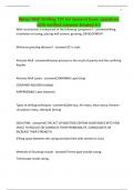 Water Well Drilling 101 for General Exam questions with verified answers Graded A&plus;