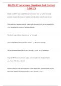 HAZMAT EXAM PACK WITH COMPLETE SOLUTIONS