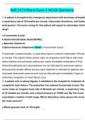 NUR 2474 NUR2474 Pharm Exam 2 NCLEX Questions with correct answers latest update verified by expert&lpar;2025&sol;2026&rpar;
