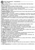Data Management - Foundations - D426 WGU