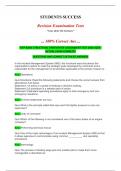 TCFP BASIC STRUCTURAL FIREFIGHTER ASSIGNMENT TEST 2024-2025 -ACTUAL EXAM COMPLETE QUESTIONS AND CORRECT DETAILED ANSWERS