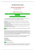 HESI PREP - HEALTH ASSESSMENT PRACTICE QUESTIONS TEST 2024-2025 -ACTUAL EXAM  QUESTIONS AND CORRECT DETAILED ANSWERS