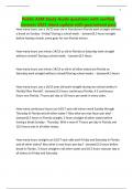 Publix ASM Study Guide questions with verified answers 2025 latest update with guaranteed pass