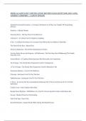MEDICAL ASSISTANT CERTIFICATION REVIEW EXAM QUESTIONS AND 100&percnt;  CORRECT ANSWERS &ndash; LATEST UPDATE