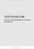 TEST BANK FOR SOCIOLOGY A GLOBAL PERSPECTIVE 8TH EDITION BY FERRANTE