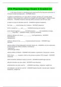 UTA Pharmacology Exam 3 Graded A&plus;