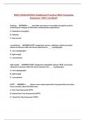 WGU C839v5&sol;D334 Additional Practice With Complete Solutions 100&percnt; Verified&excl;&excl;