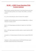 IICRC - AMRT Exam Questions With  Correct Answers