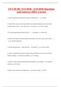 UFT IICRC 5&sol;13&sol;2020 - 5&sol;15&sol;2020 Questions  And Answers 100&percnt; Correct