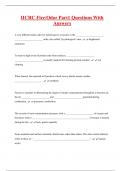 IICRC Fire&sol;Odor Part1 Questions With  Answers