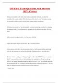 INP Final Exam Questions And Answers  100&percnt; Correct