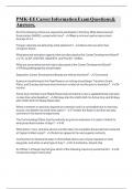 PMK-EE Career Information Exam Questions & Answers&period;
