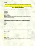 NASM SENIOR FITNESS SPECIALIST &vert; UPDATED EXAM WITH MOST TESTED QUESTIONS AND ANSWERS &vert; GRADED A&plus; &vert; ASSURED SUCCESS WITH DETAILED RATIONALES