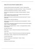 WGU D115 OA STUDY GUIDE UNIT 6