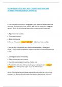 PSI FNP EXAM LATEST 2025 WITH CORRECT QUESTIONS AND DETAILED ANSWERS&sol;ALREADY GRADED A&plus;