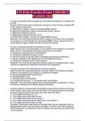 ATI Peds Practice Exam 2 HIGHLY  PASSED 2025