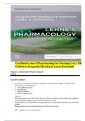 Test Bank For Lehne's Pharmacology for Nursing Care 11th Edition Chapter 1-112&colon; Updated Soltion&colon; Guaranteed A&plus; Guide Solution