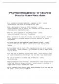 Pharmacotherapeutics For Advanced Practice Nurse Prescribers