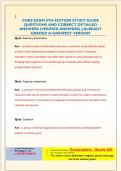 CHES EXAM 8TH EDITION STUDY GUIDE QUESTIONS AND CORRECT DETAILED  ANSWERS &lpar;VERIFIED ANSWERS&rpar; &vert;&vert;ALREADY  GRADED A&plus;&vert;&vert;NEWEST VERSION