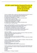 ATI RN Adult Medical Surgical Practice B  2025 VERIFIED 100&percnt;  WITH QUESTION  AND ANSWERS