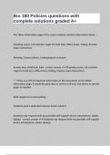 Bio 180 Policies questions with complete solutions graded A&plus;