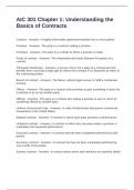 AIC 301 Chapter 1 Exam Questions and Correct Answers 
