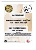 MNM3701 Assignment 3 Semester 1 2025 - DUE 14 May 2025 &semi;100 &percnt;Correct&comma; Explanations and Solutions&period; 