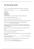 AIC 301 Study Guide Exam Questions With Correct Answers 