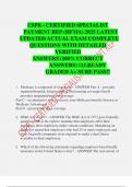 CSPR - CERTIFIED SPECIALIST PAYMENT REP &lpar;HFMA&rpar; 2025 LATEST UPDATED ACTUAL EXAM COMPLETE QUESTIONS WITH DETAILED VERIFIED ANSWERS &lpar;100&percnt; CORRECT ANSWERS&rpar; &sol;ALREADY GRADED A&plus; SURE PASS&excl;&excl;