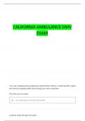 CALIFORNIA DMV PERMIT PRACTICE TEST QUESTIONS WITH COMPLETE ANSWERS