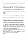 CE 250-EXAM 1 &lpar;QUIZZES&rpar; QUESTIONS & ANSWERS