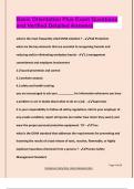 Basic Orientation Plus Exam Questions  and Verified Detailed Answers