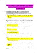 AINS 101 PRACTICE QUESTIONS AND 100&percnt; VERIFIED CORRECT ANSWERS LATEST UPDATE 2024-2025 GUARANTEED A&plus;