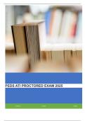 PEDS ATI PROCTORED EXAM 2025