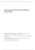Rio Bio 202 Exam 3