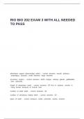 Rio Bio 202 Exam 3