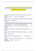 &Tab;US Army Explosive Safety Familiarization &Tab;&Tab;questions and answers&period;