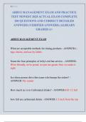 ARBYS MANAGEMENT EXAM AND PRACTICE  TEST NEWEST 2025 ACTUAL EXAM COMPLETE  200 QUESTIONS AND CORRECT DETAILED  ANSWERS &lpar;VERIFIED ANSWERS&rpar; &vert;ALREADY  GRADED A&plus;