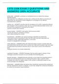 LSTD 2106 EXAM 2 QUESTIONS AND ANSWERS 100&percnt; ACCURATE