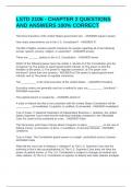 LSTD 2106 - CHAPTER 2 QUESTIONS AND ANSWERS 100&percnt; CORRECT