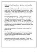 NURS 440&colon; Final Exam Review Questions With Complete Solutions