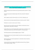 Hospitality Revenue Management final exam review &vert; Actual Questions And Answers Latest Updated 2024&sol;2025 &lpar;Graded A&plus;&rpar;