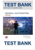 Test Bank for Payroll Accounting 2024 10th Edition by Jeanette Landin &comma; Paulette Schirmer &vert;&vert; Complete Guide A&plus;