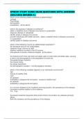 EPIB301 STUDY GUIDE EXAM QUESTIONS WITH ANSWERS 2025&sol;2026 GRADED A&plus;