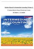 Solution Manual for Intermediate Accounting &lpar;Volume 1&rpar;&comma; 8th Canadian Edition By Thomas H&period; Beechy&comma; Joan E&period; Conrod&comma; All Chapters 1 - 11&comma; Complete Latest Version &lpar;A&plus; Guarantee&rpar;