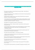 CLEP American Government Exam Questions and answers with complete solutions Latest Updated 2025 &vert; Verified